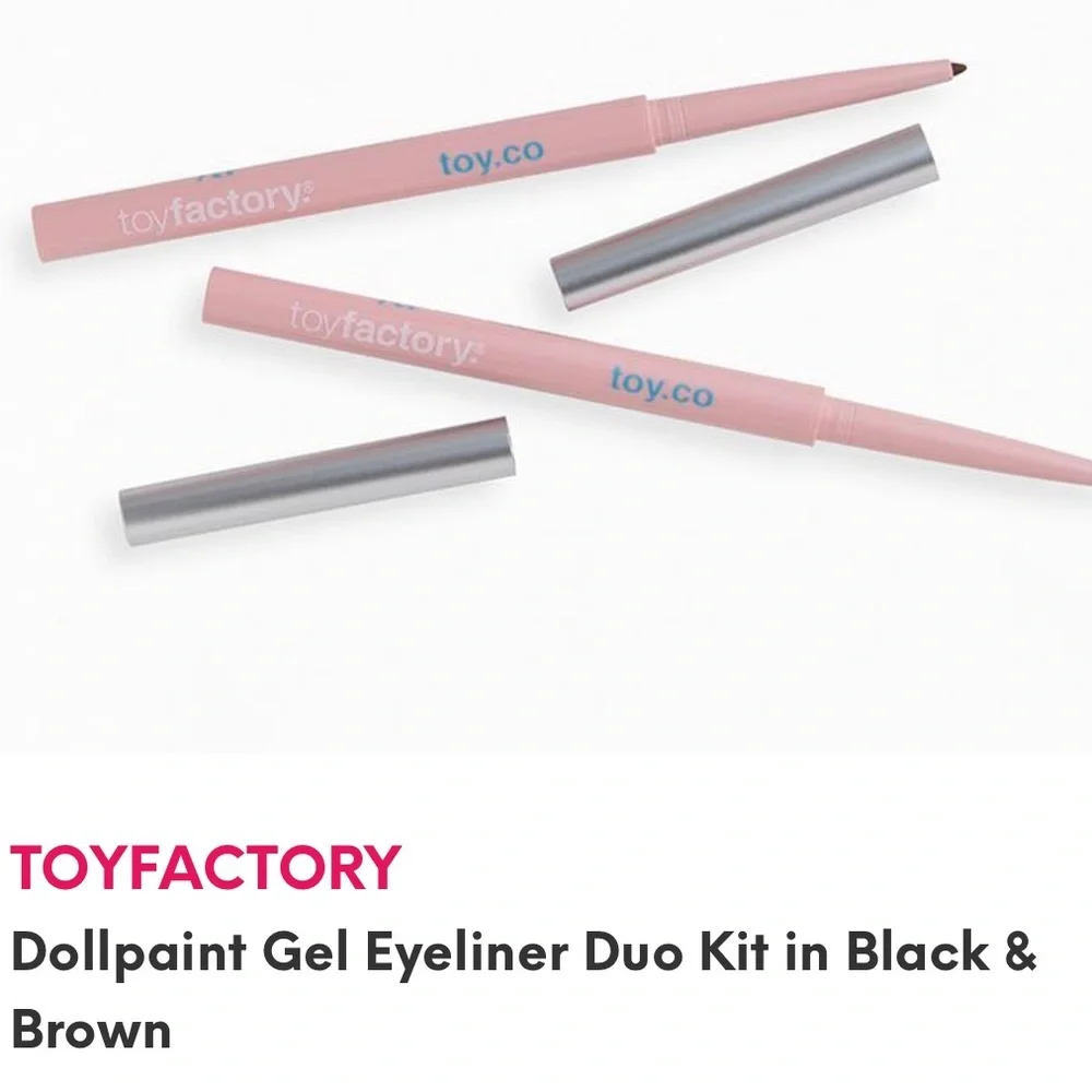 TOYFACTORY Gel Eyeliner Duo Kit in Black & Brown